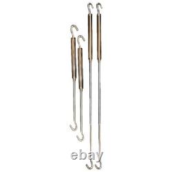 HAPPIJAC 25.5 Stainless Steel Turnbuckle Replacement Set for Truck Camper Tie-D