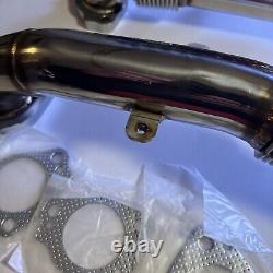 HIGH FLOW 304SS Upgraded Replacement Up Pipes For 17-24 6.6L L5P Duramax Diesel