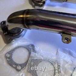 HIGH FLOW 304SS Upgraded Replacement Up Pipes For 17-24 6.6L L5P Duramax Diesel