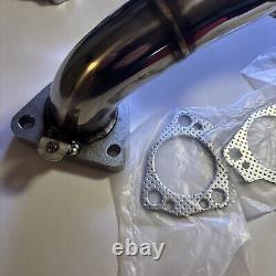 HIGH FLOW 304SS Upgraded Replacement Up Pipes For 17-24 6.6L L5P Duramax Diesel