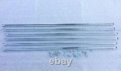 HOOD Trim Strips with Clips for 1941-46 Chevrolet Trucks Set 30 Pcs FREE SHIPPING