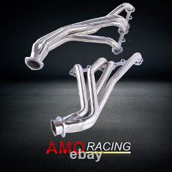 Headers Fit Chevy GMC Pickup Truck Blazer C10 1966-1987 Silver Stainless Steel
