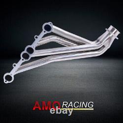 Headers Fit Chevy GMC Pickup Truck Blazer C10 1966-1987 Silver Stainless Steel