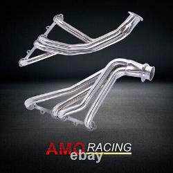 Headers Fit Chevy GMC Pickup Truck Blazer C10 1966-1987 Silver Stainless Steel