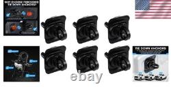 Heavy Duty Stainless Steel Truck Bed Tie Down Anchors 6 Pack Easy Install Heavy Duty Stainless Steel Truck Bed Tie Down Anchors 6 Pack Easy Install