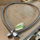 Heavy Truck 1 Dia Flexible Stainless Steel Transmission Cooler Hose 77 Length