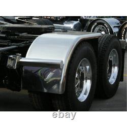 Hogebuilt 68 Half Fender Stainless Steel polished Smooth Pair truck semi ba500h
