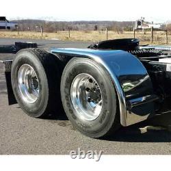 Hogebuilt 72 Half Fender Stainless Steel polished Smooth Pair truck semi new