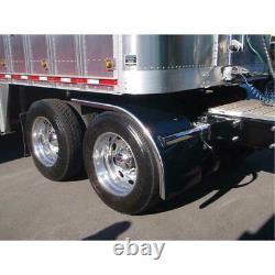 Hogebuilt 72 Half Fender Stainless Steel polished Smooth Pair truck semi new