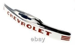 Hood Emblem Chevrolet Polished Stainless Steel 47-53 Chevy Truck