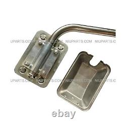 Hood Mirror for Trucks 8 Mirror with 304 Stainless Steel Arm LH & RH Fits