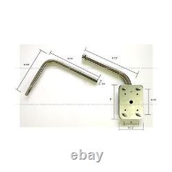 Hood Mirror for Trucks 8 Mirror with 304 Stainless Steel Arm LH & RH Fits