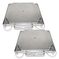 Hunter Heavy-Duty Truck Alignment Rack Turn Plate Rebuild Kit Stainless Steel