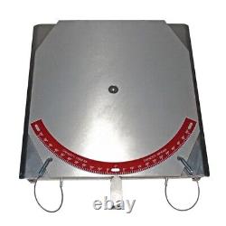 Hunter Heavy-Duty Truck Alignment Rack Turn Plate Rebuild Kit Stainless Steel
