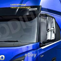 Iveco S-Way Truck Stainless steel Chrome Side Mirror Guards