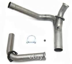 JBA for 2.5 Stainless Steel Mid-Pipe 88-93 GM Truck 2/4 Wheel Drive 5.7L