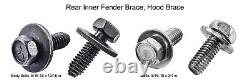 JEGS 79439 Front End Bolt Kit 1960-1966 GM Truck Polished Stainless Steel 137-Pi