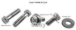 JEGS 79439 Front End Bolt Kit 1960-1966 GM Truck Polished Stainless Steel 137-Pi