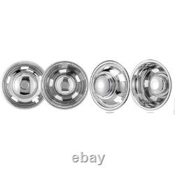 JESONN 17 Inch Full Set 5 Hand Holes Stainless Steel Wheel Truck (No Lugs)