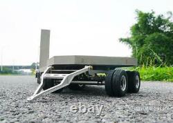 LESU TAMIYA Stainless Steel Metal Trailer Plate for 1/14 Model RC Truck Car