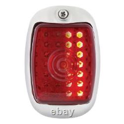 LH & RH Sequential LED Tail Lights Stainless Steel For 1940-53 Chevy / GMC Truck