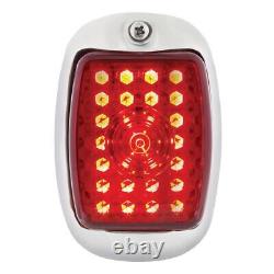 LH & RH Sequential LED Tail Lights Stainless Steel For 1940-53 Chevy / GMC Truck