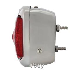 LH & RH Sequential LED Tail Lights Stainless Steel For 1940-53 Chevy / GMC Truck