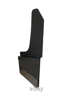 LIBRA Kick Back Mud Flaps 14 Rubber Stainless Steel Universal Pickup Truck SUV