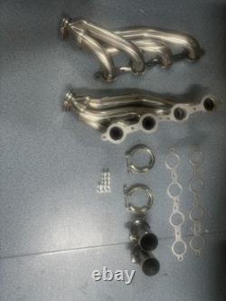 LS Swap Kit Exhaust Manifold for Chevy GMC Truck Stainless Steel Clamp-on V-Band