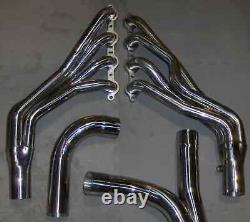 Long Tube Stainless Headers 1999-06 Chevy Silverado GM 4.8 5.3 6.0 Y Pipe RETURN