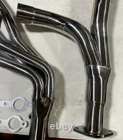 Long Tube Stainless Headers 1999-06 Chevy Silverado GM 4.8 5.3 6.0 Y Pipe RETURN