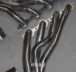 Long Tube Stainless Headers 1999-06 Chevy Silverado GM 4.8 5.3 6.0 Y Pipe RETURN