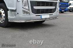 Low Bar + LEDs x11 To Fit Volvo FH Series 2 3 Truck Stainless Steel Accessories