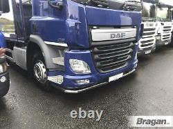 Low Light Bar For DAF CF 2014+ Under Bumper Lobar Tube Truck Stainless Steel