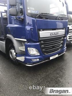 Low Light Bar For DAF CF 2014+ Under Bumper Lobar Tube Truck Stainless Steel