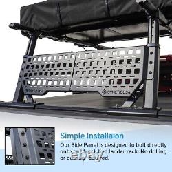 MOLLE PANEL (1 pc) Stainless Steel for Truck Bed Rack Gear Organization off-road