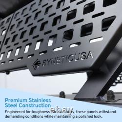 MOLLE PANEL (1 pc) Stainless Steel for Truck Bed Rack Gear Organization off-road