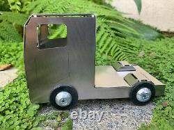 Mercedes Benz Promo Toy Model Semi Truck Stainless Steel Germany RARE UNUSUAL