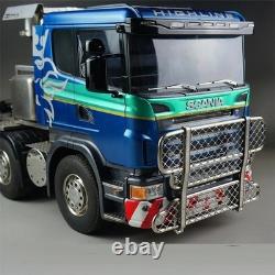 Metal Stainless Steel Anti-Collision Column Beast Bull Bar 1/14 For Tamiya Truck