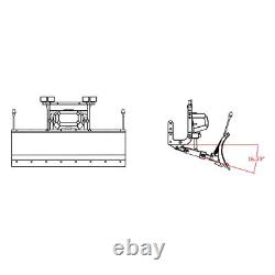 Metal Stainless Steel Snow Blade Spare for 1/14 RC Hydraulic Dumper Truck Tipper