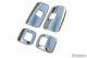 Mirror Chrome Covers For Mercedes Axor Stainless Steel Truck Accessories 4pc Set