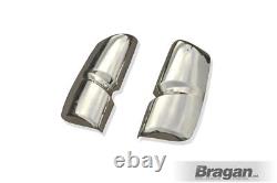 Mirror Cover Chrome Pair For Iveco S-Way Stainless Steel Truck Car Accessories