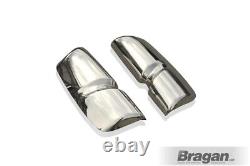 Mirror Cover Chrome Pair For Iveco S-Way Stainless Steel Truck Car Accessories