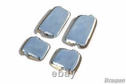 Mirror Cover For MAN TGA Truck Polished Stainless Steel 4pc Chrome Accessory Set