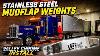 Mirror Finish Stainless Mudflap Weights Valley Chrome Plating