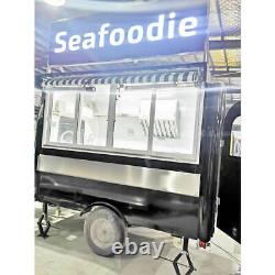 Mobile Food Cart Trailer Made to Order Stainless Steel Customized Food Truck