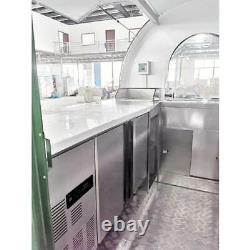 Mobile Food Cart Trailer Made to Order Stainless Steel Customized Food Truck