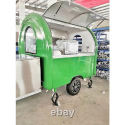 Mobile Food Cart Trailer Made to Order Stainless Steel Customized Food Truck