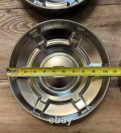 NEW 1969-1972 Chevy 1/2 Ton Wheel Center Rim Hubcap Lug Cover Dog Dish C10 Set 4