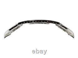 NEW Chrome Steel Bumper Face Bar for 2015 2016 2017 Ford F150 Truck With Fog 15-17